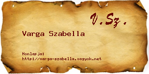 Varga Szabella névjegykártya